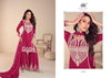 Mehfil Gold By Rasalika Chinon Silk Designer Sharara Readymade Suits Wholesale Online